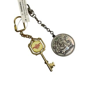 Disney Hollywood Towers Skeleton & Disney World Keychains